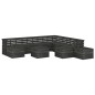 vidaXL Muebles palets de jardín 12 pzas madera maciza pino gris oscuro vidaXL Muebles palets de jardín 12 pzas madera maciza pino gris oscuro