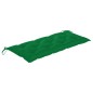 vidaXL Banco de jardín con cojín bambú 120 cm vidaXL Banco de jardín con cojín bambú 120 cm