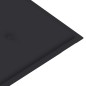 vidaXL Banco de jardín plegable con cojín bambú 118 cm