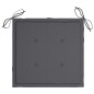 vidaXL Sillas de jardín plegables 2 unidades bambú con cojines vidaXL Sillas de jardín plegables 2 unidades bambú con cojines