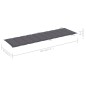 vidaXL Tumbona con cojín madera maciza de acacia gris vidaXL Tumbona con cojín madera maciza de acacia gris