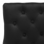 vidaXL Sillas de comedor 4 unidades terciopelo negro