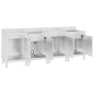 vidaXL Fregadero de cocina profesional acero inoxidable 240x60x96 cm vidaXL Fregadero de cocina profesional acero inoxidable 240x60x96 cm