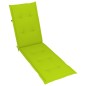 vidaXL Tumbona de jardín con reposapiés y cojín madera maciza acacia vidaXL Tumbona de jardín con reposapiés y cojín madera maciza acacia