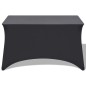 vidaXL Funda elástica para mesa 2 uds 243x76x74 cm antracita vidaXL Funda elástica para mesa 2 uds 243x76x74 cm antracita