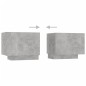 vidaXL Mueble para TV con luces LED gris hormigón 180x35x40 cm vidaXL Mueble para TV con luces LED gris hormigón 180x35x40 cm