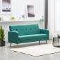 vidaXL Sofá de tela verde vidaXL Sofá de tela verde