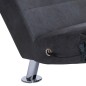vidaXL Diván de masaje con almohada de piel de ante artificial gris vidaXL Diván de masaje con almohada de piel de ante artificial gris