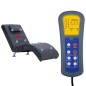 vidaXL Diván de masaje con almohada de piel de ante artificial gris vidaXL Diván de masaje con almohada de piel de ante artificial gris