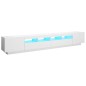 vidaXL Mueble para TV con luces LED blanco 260x35x40 cm vidaXL Mueble para TV con luces LED blanco 260x35x40 cm