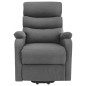 vidaXL Sillón de masaje elevable tela gris claro vidaXL Sillón de masaje elevable tela gris claro