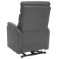 vidaXL Sillón de masaje elevable tela gris claro vidaXL Sillón de masaje elevable tela gris claro