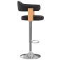 vidaXL Taburetes de cocina 2 uds cuero sintético madera curvada negro vidaXL Taburetes de cocina 2 uds cuero sintético madera curvada negro