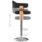 vidaXL Taburetes de cocina 2 uds cuero sintético madera curvada negro vidaXL Taburetes de cocina 2 uds cuero sintético madera curvada negro