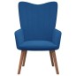 vidaXL Sillón de relax de terciopelo azul