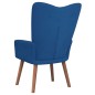 vidaXL Sillón de relax de terciopelo azul