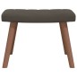 vidaXL Sillón de relax con taburete terciopelo gris oscuro vidaXL Sillón de relax con taburete terciopelo gris oscuro