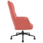 vidaXL Silla de relajación de terciopelo rosa