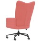 vidaXL Silla de relajación de terciopelo rosa