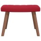 vidaXL Sillón de relax con taburete terciopelo rojo tinto vidaXL Sillón de relax con taburete terciopelo rojo tinto