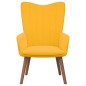 vidaXL Sillón de relax con taburete terciopelo amarillo mostaza vidaXL Sillón de relax con taburete terciopelo amarillo mostaza