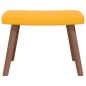 vidaXL Sillón de relax con taburete terciopelo amarillo mostaza vidaXL Sillón de relax con taburete terciopelo amarillo mostaza