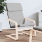 vidaXL Sillón de relax de tela gris claro vidaXL Sillón de relax de tela gris claro