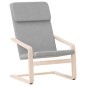 vidaXL Sillón de relax de tela gris claro vidaXL Sillón de relax de tela gris claro