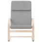 vidaXL Sillón de relax de tela gris claro vidaXL Sillón de relax de tela gris claro