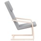 vidaXL Sillón de relax de tela gris claro vidaXL Sillón de relax de tela gris claro