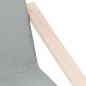 vidaXL Sillón de relax de tela gris claro vidaXL Sillón de relax de tela gris claro