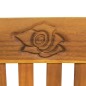 vidaXL Banco de jardín con cojín madera maciza de acacia 157 cm vidaXL Banco de jardín con cojín madera maciza de acacia 157 cm