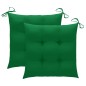 vidaXL Sillas comedor de jardín 2 uds madera maciza acacia y cojines vidaXL Sillas comedor de jardín 2 uds madera maciza acacia y cojines