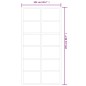 vidaXL Puerta corredera con herrajes ESG vidrio y aluminio 102x205 cm vidaXL Puerta corredera con herrajes ESG vidrio y aluminio 102x205 cm