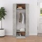vidaXL Muebles de recibidor 2 uds madera contrachapada gris hormigón