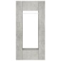 vidaXL Muebles de recibidor 2 uds madera contrachapada gris hormigón