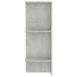 vidaXL Muebles de recibidor 2 uds madera contrachapada gris hormigón