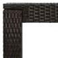 vidaXL Set de bar para jardín 5 pzas y cojines ratán sintético marrón vidaXL Set de bar para jardín 5 pzas y cojines ratán sintético marrón