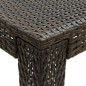 vidaXL Set de bar para jardín 9 pzas y cojines ratán sintético marrón vidaXL Set de bar para jardín 9 pzas y cojines ratán sintético marrón