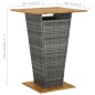 vidaXL Conjunto de bar para jardín 5 piezas gris vidaXL Conjunto de bar para jardín 5 piezas gris