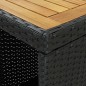 vidaXL Set de bar para jardín 5 pzas y cojines ratán sintético negro vidaXL Set de bar para jardín 5 pzas y cojines ratán sintético negro