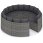vidaXL Set de sofás de jardín 8 piezas y cojines ratán sintético gris vidaXL Set de sofás de jardín 8 piezas y cojines ratán sintético gris