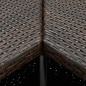 vidaXL Set de bar para jardín 4 pzas y cojines ratán sintético marrón vidaXL Set de bar para jardín 4 pzas y cojines ratán sintético marrón