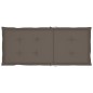 vidaXL Sillas de jardín reclinables 6 uds madera maciza acacia cojines