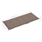 vidaXL Sillas de jardín reclinables 6 uds madera maciza acacia cojines