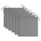 vidaXL Sillas de jardín plegables 6 uds cojines madera maciza acacia vidaXL Sillas de jardín plegables 6 uds cojines madera maciza acacia