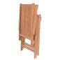 vidaXL Sillas de jardín reclinables 6 unidades madera maciza de teca vidaXL Sillas de jardín reclinables 6 unidades madera maciza de teca