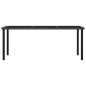 vidaXL Conjunto de comedor de jardín 7 piezas ratán sintético negro vidaXL Conjunto de comedor de jardín 7 piezas ratán sintético negro