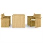 vidaXL Comedor de jardín 5 pzas con cojines madera de pino impregnada vidaXL Comedor de jardín 5 pzas con cojines madera de pino impregnada