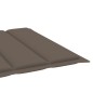 vidaXL Tumbona de jardín con mesa y cojín de madera de pino impregnada vidaXL Tumbona de jardín con mesa y cojín de madera de pino impregnada